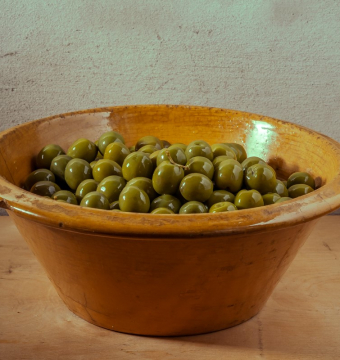 potje groene olijven (Puglia)