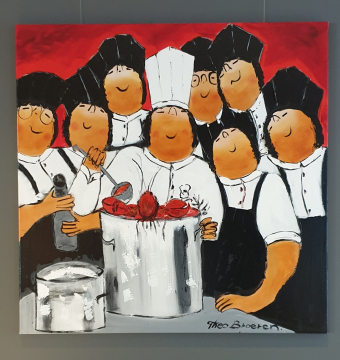 NG : ZANDDEEGJE MET ROOD FRUIT