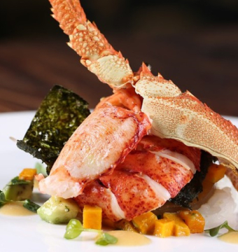 Warme kreeft karperstyle