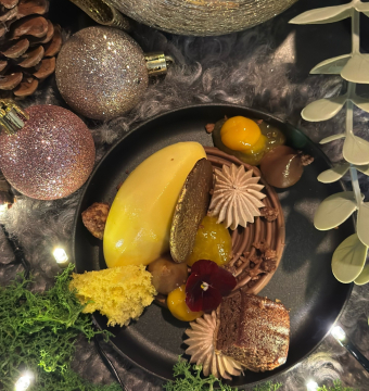 Panna cotta - hazelnoot ganache van Dulcey chocolade